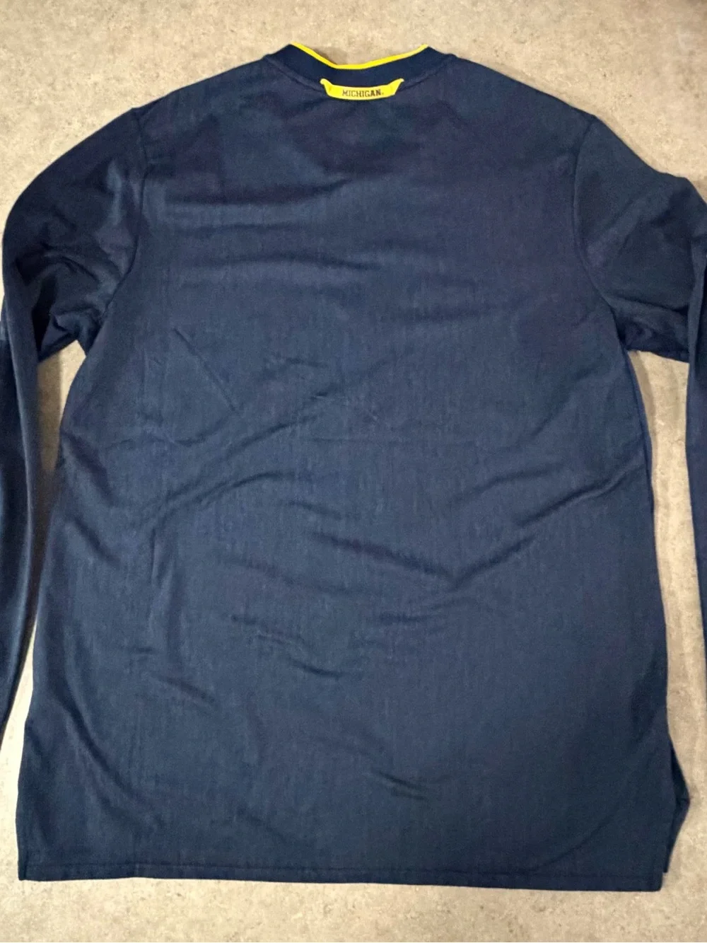 Jordan University of Michigan 1/4 zip Pullover Jacket. Size M. Good condition.